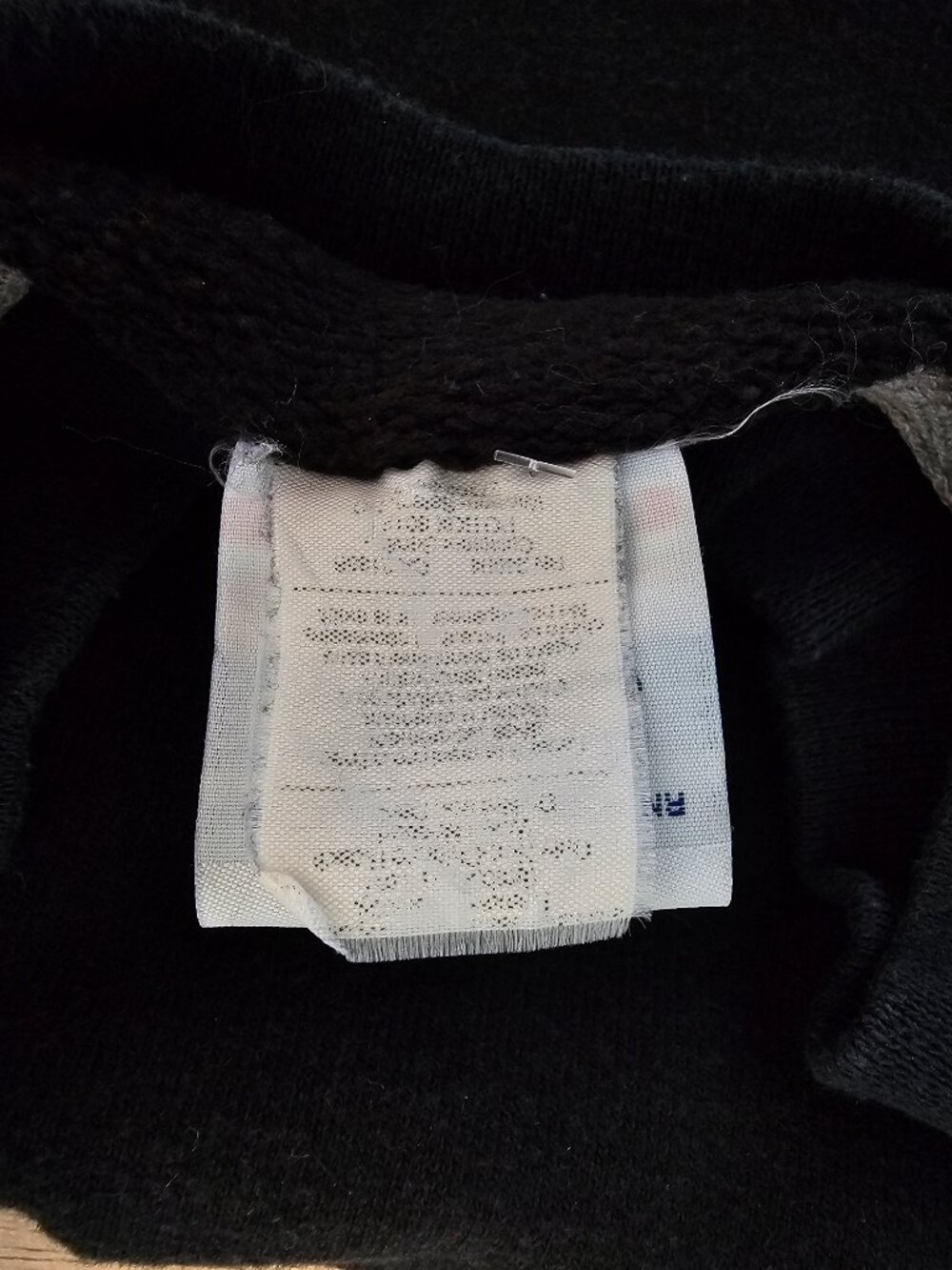 Vintage Black Champion Crewneck Sweatshirt - Size XXL (Y2K Mid-2000s) - Picture 11 of 11